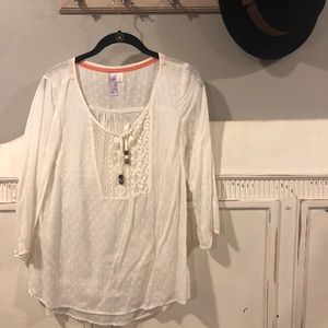 Francesca’s Sheer Blouse